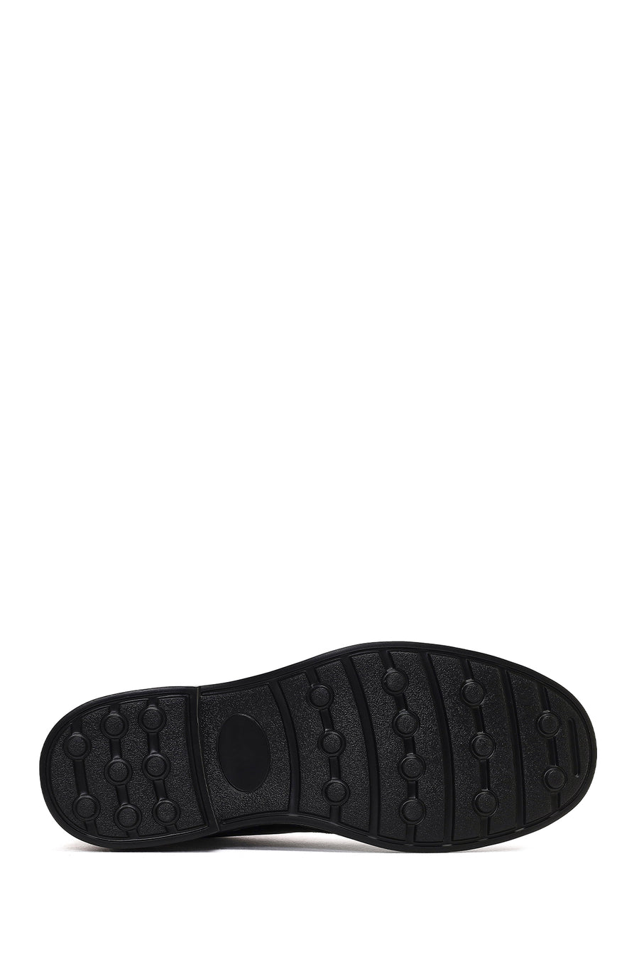 Men's Black Lace-Up Leather Casual Boot