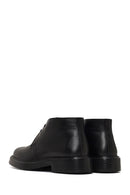 Men's Black Lace-Up Leather Casual Boot | Derimod
