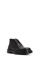 Men's Black Lace-Up Leather Casual Boot | Derimod