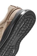 Men's Mink Lace-Up Thick-Soled Nubuck Leather Sneakers | Derimod