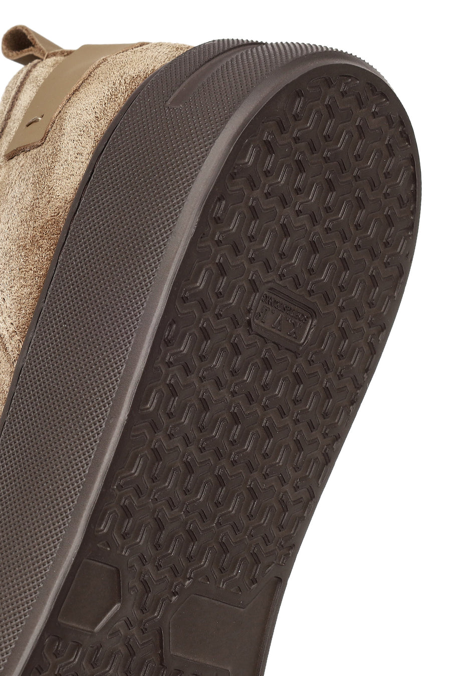 Men's Mink Lace-Up Thick Soled Suede Leather Sneaker