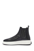 Male Black Leather Chelsea Boots | Derimod