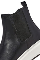 Male Black Leather Chelsea Boots | Derimod