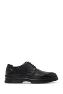 Men's Black Lace-Up Thick-Soled Leather Casual Shoe | Derimod