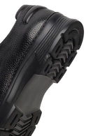 Men's Black Lace-Up Thick-Soled Leather Casual Shoe | Derimod