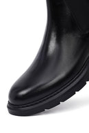 Male Black Leather Chelsea Boots | Derimod