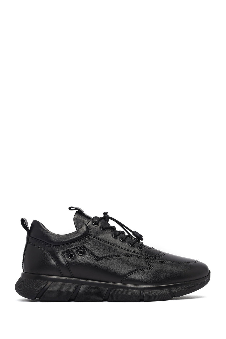 Men's Black Lace Up Leather Casual Shoes 25WFD640318 | Derimod