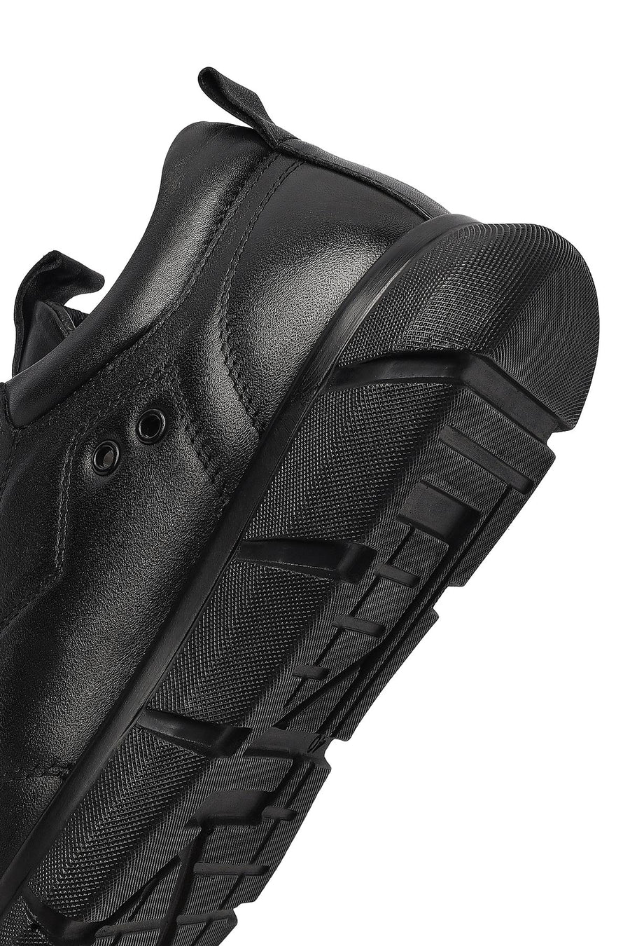Men's Black Lace Up Leather Casual Shoes