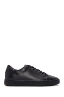 Men's Black Lace Up Leather Sneakers | Derimod