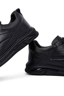 Men's Black Lace-Up Leather Casual Sneakers | Derimod