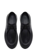 Men's Black Lace Up Leather Casual Shoes | Derimod