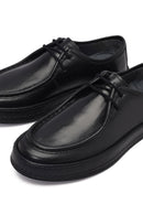 Men's Black Lace Up Leather Casual Shoes | Derimod