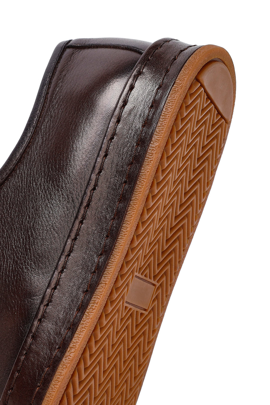 Men's Brown Lace Up Leather Casual Shoes