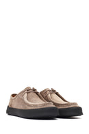 Men's Mink Lace-Up Suede Leather Casual Shoes | Derimod