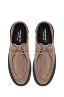 Men's Mink Lace-Up Suede Leather Casual Shoes | Derimod