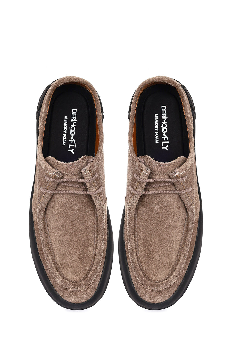 Men's Mink Lace-Up Suede Leather Casual Shoes