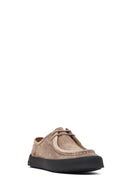 Men's Mink Lace-Up Suede Leather Casual Shoes | Derimod