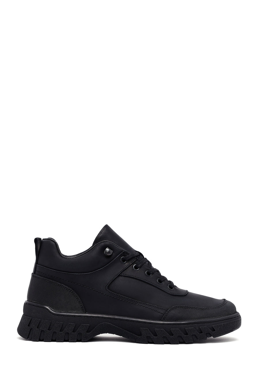 Men's Black Lace-Up Leather Casual Boots 25WFD6610V3 | Derimod