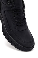 Men's Black Lace-Up Leather Casual Boots | Derimod