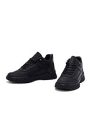 Men's Black Lace-Up Leather Casual Boots | Derimod