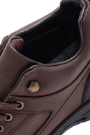 Men's Brown Lace-Up Leather Casual Boots | Derimod