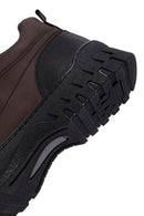 Men's Brown Lace-Up Leather Casual Boots | Derimod
