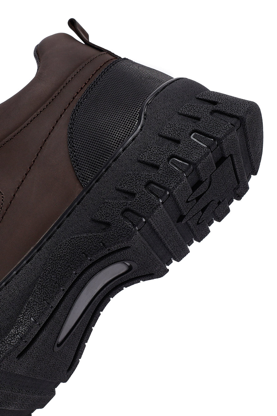 Men's Brown Lace-Up Leather Casual Boots