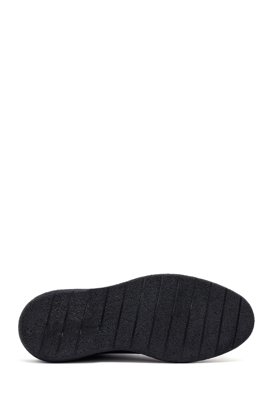 Men's Black Lace-Up Leather Casual Boots