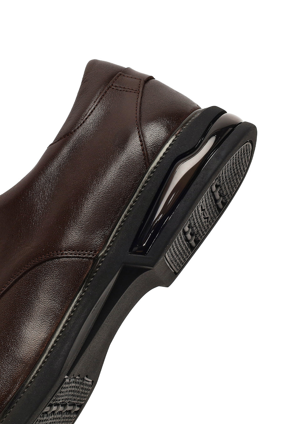 Men's Brown Lace-Up Leather Casual Shoes