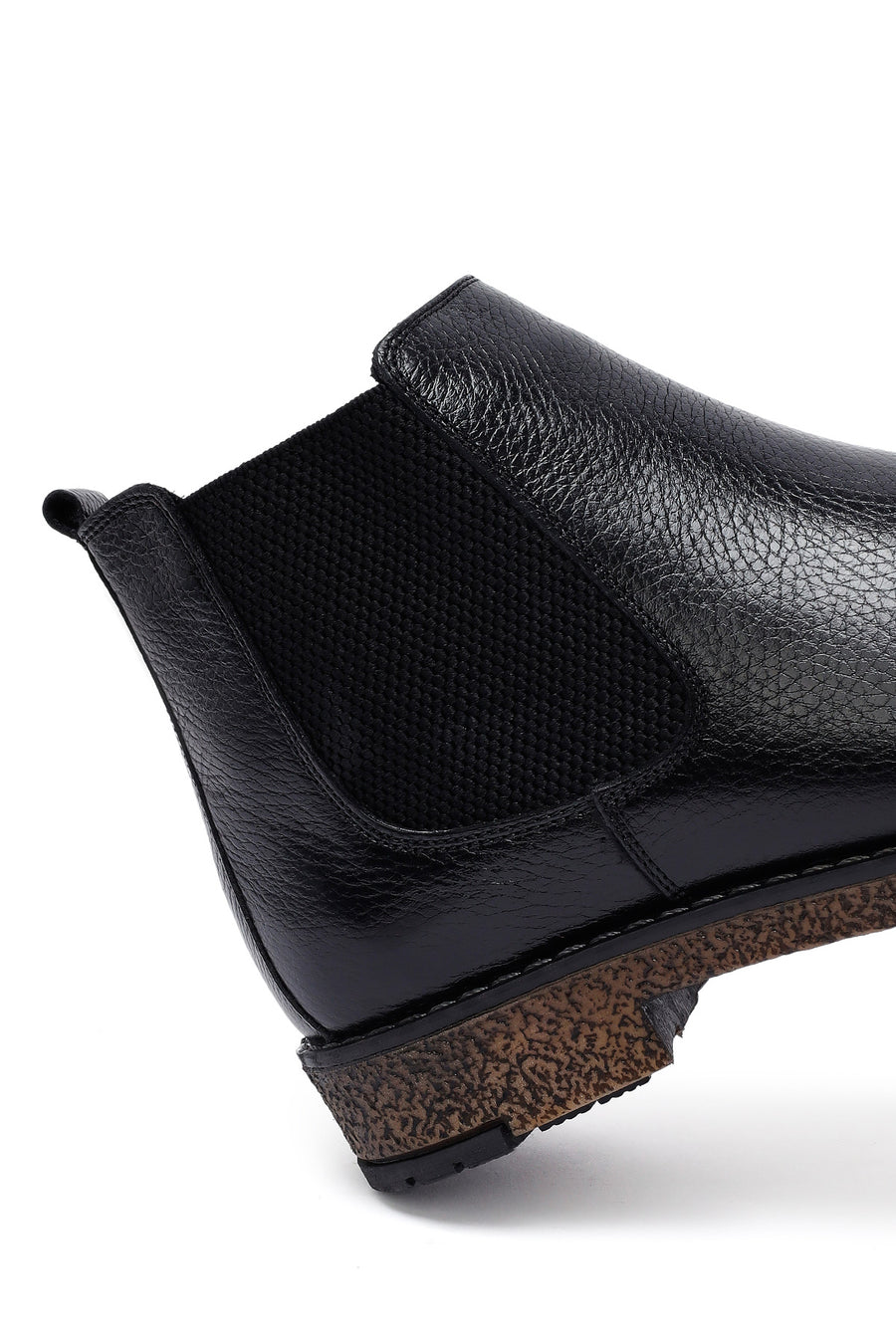 Male Black Leather Chelsea Boots