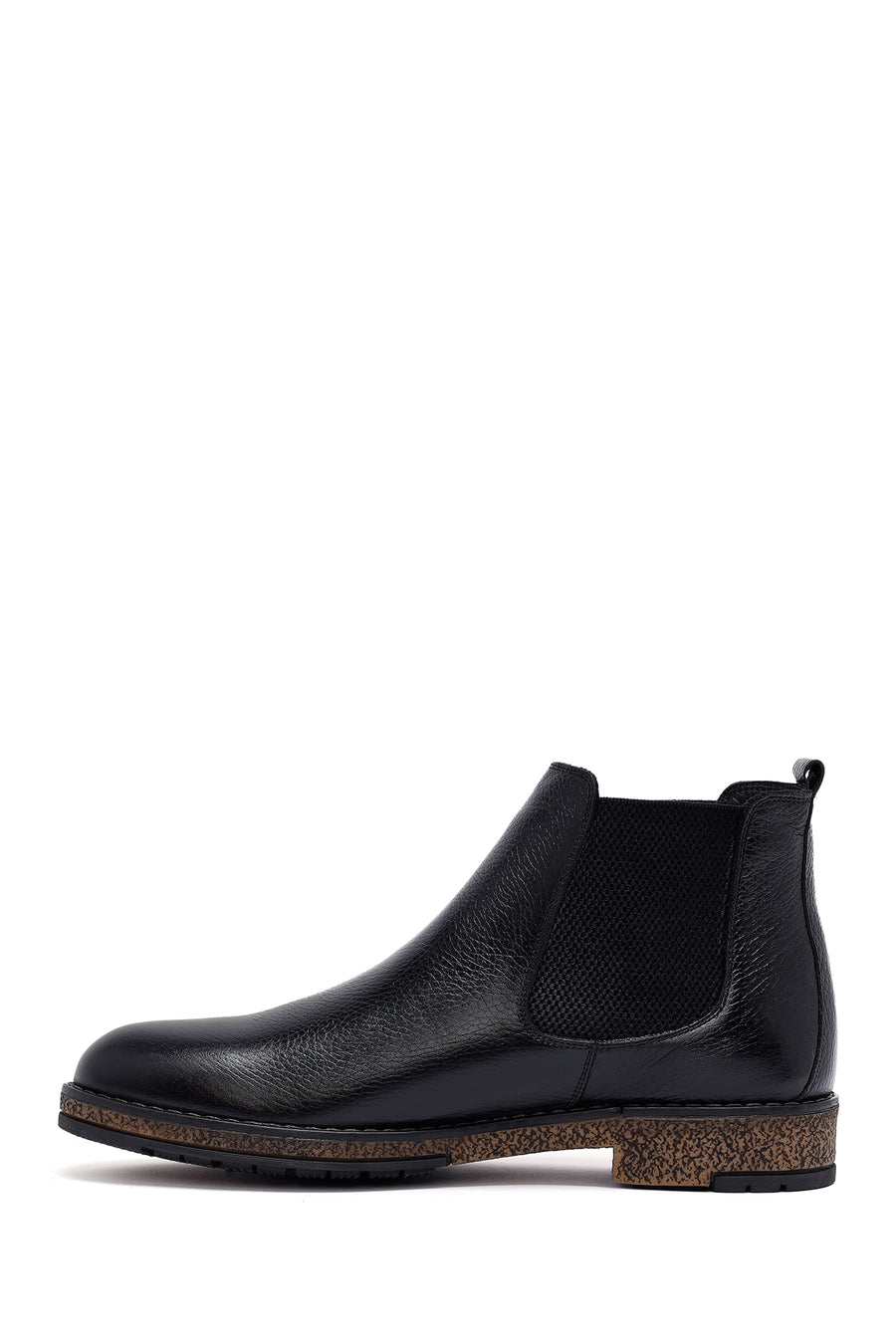 Male Black Leather Chelsea Boots