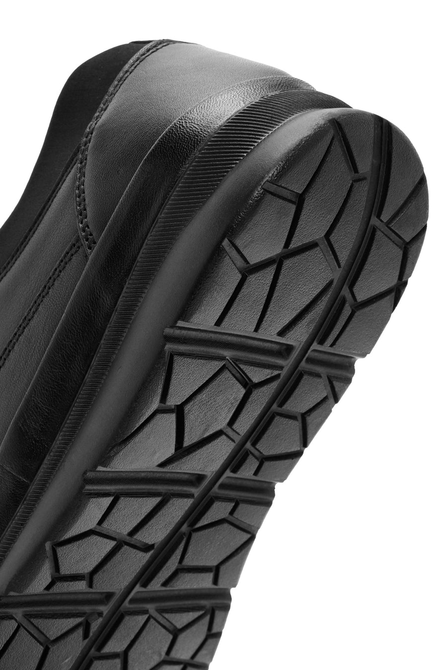 Men's Black Lace Up Leather Casual Shoes