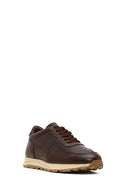 Men's Brown Lace-up Leather Casual Sneaker | Derimod