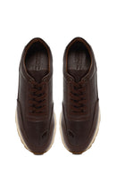Men's Brown Lace-up Leather Casual Sneaker | Derimod
