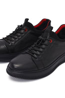 Men's Black Lace-up Leather Casual Shoes | Derimod