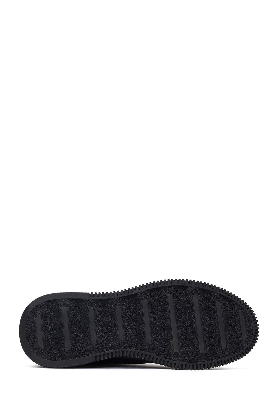 Men's Black Lace-up Leather Casual Shoes