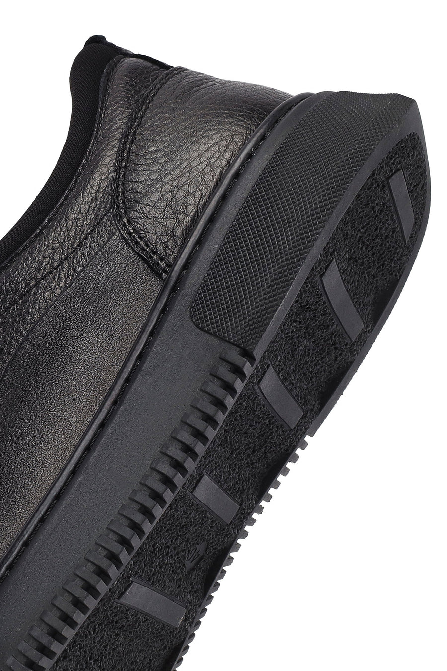 Men's Black Lace-up Leather Casual Shoes