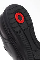 Men's Black Lace-Up Leather Casual Sneakers | Derimod