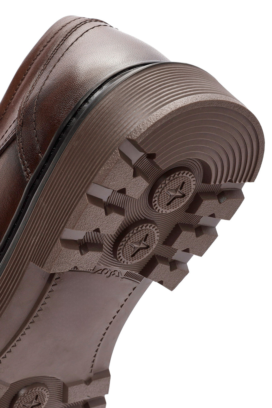 Men's Brown Lace Up Leather Casual Shoes