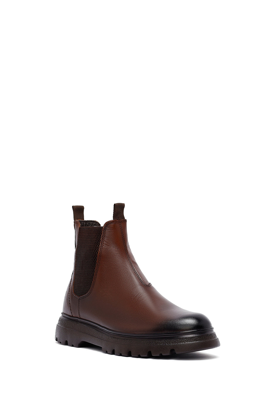 Male Tan Leather Chelsea Boots