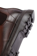 Male Tan Leather Chelsea Boots | Derimod