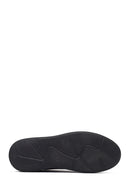Men's Black Lace Up Leather Sneakers | Derimod