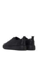 Men's Black Lace Up Leather Sneakers | Derimod
