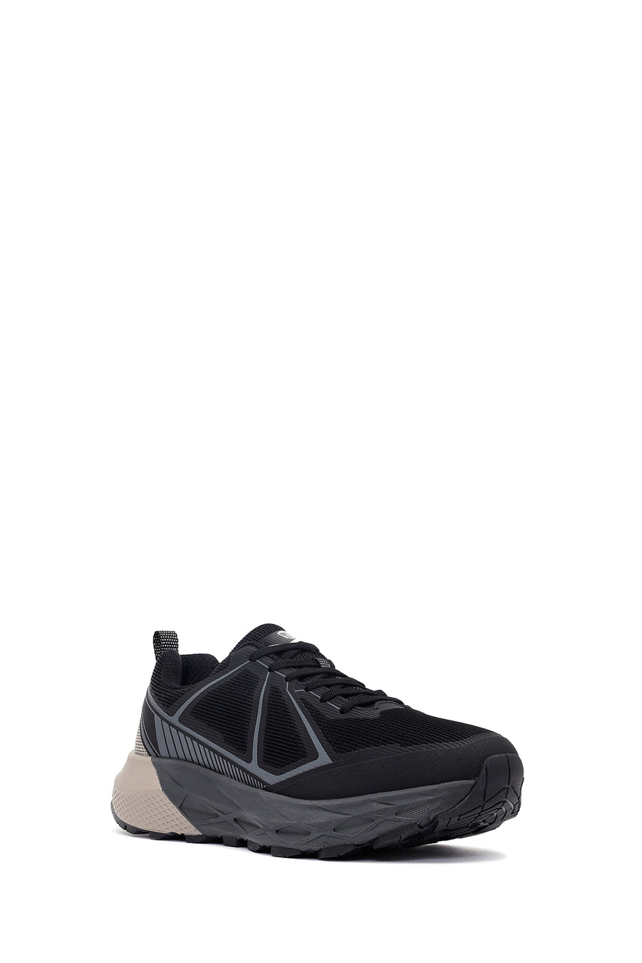Derimod Dry Erkek Siyah Bağcıklı Kalın Tabanlı Kumaş Sneaker