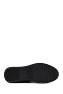 Men's Black Lace Up Leather Sneakers | Derimod