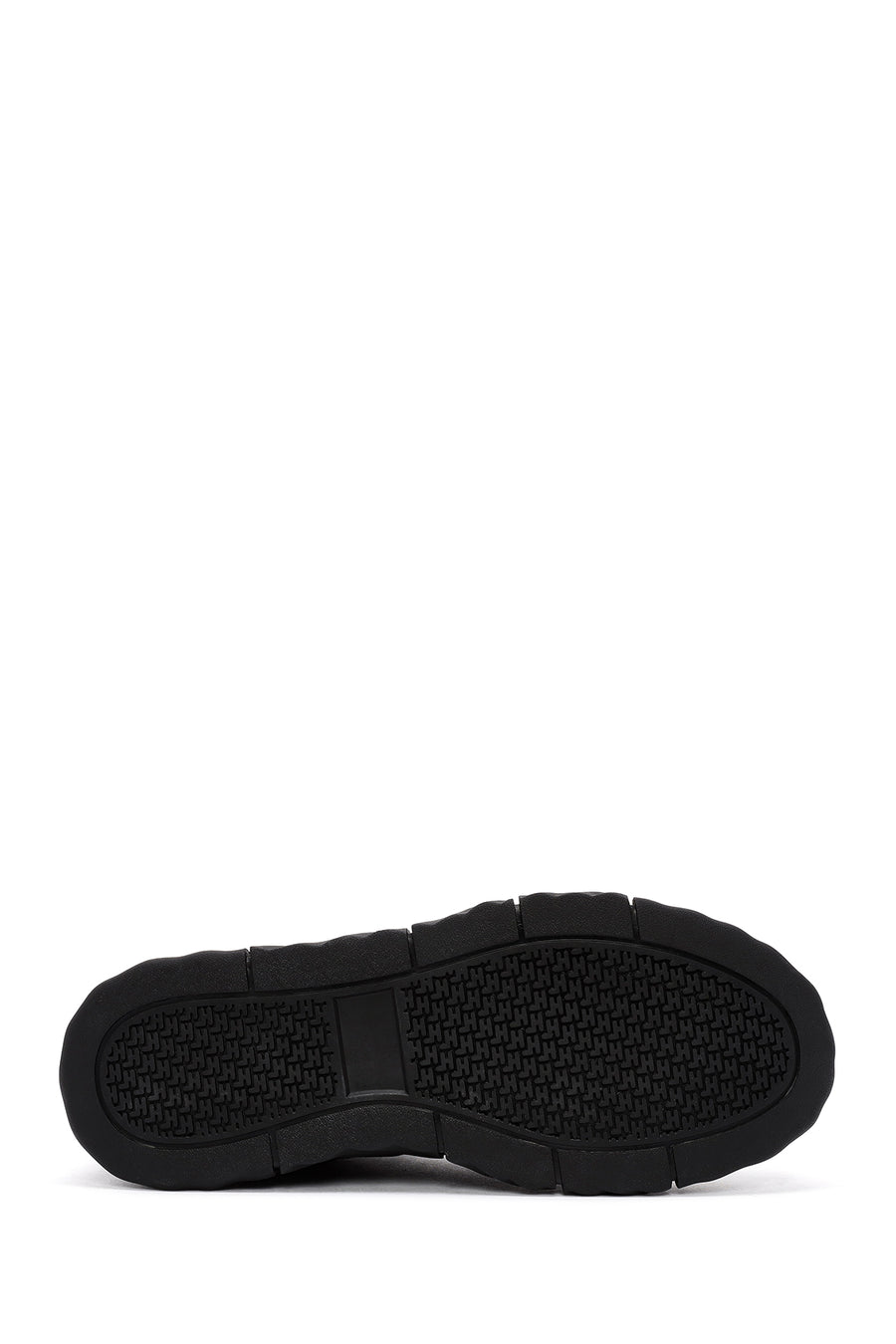Men's Black Zippered Nubuck Sports Boots