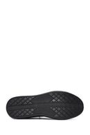Men's Black Lace Up Leather Sneakers | Derimod