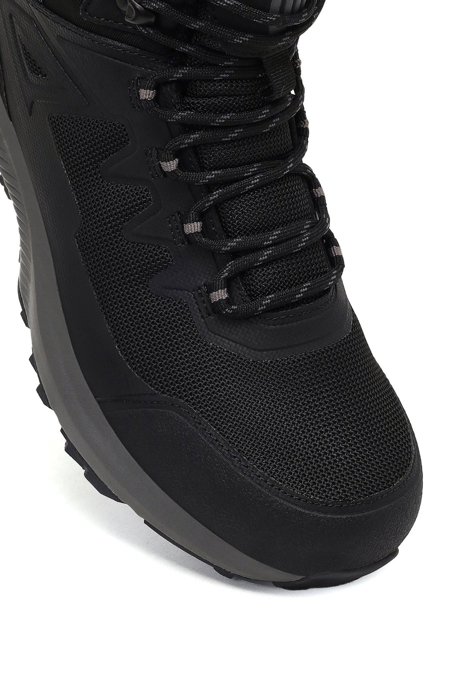 Derimod Dry Men's Black Lace-Up Thick-Soled Outdoor Boot