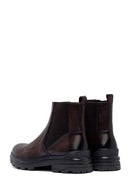 Male Brown Leather Chelsea Boots | Derimod