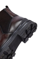 Male Brown Leather Chelsea Boots | Derimod